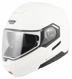 Nolan N90-3 -Flip-Up Helmets Sales 37.a8.51.D7NolanN903ClassicWeissMetallic217891