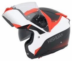 Nishua NFX-3 Flipup Helmet -Flip-Up Helmets Sales 65.96.cf .D1NishuaNFX3mattschwarzweissrot21708341020