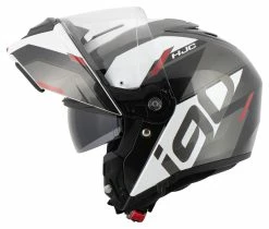 HJC I90 Aventa MC1 -Flip-Up Helmets Sales 76.bc .43.D1HJCI90Aventaschwarzweissanthrazitrot215981