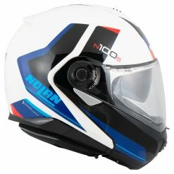 Nolan N100-5 Hilltop -Flip-Up Helmets Sales 86.a2.cf .D2NolanN1005HilltopWeissSchwarzBlau21594802