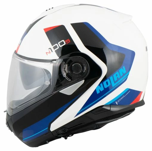 Nolan N100-5 Hilltop -Flip-Up Helmets Sales e5.e0.66.H1NolanN1005HilltopWeissSchwarzBlau21594802