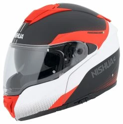 Nishua NFX-3 Flipup Helmet -Flip-Up Helmets Sales eb.8e.95.D7NishuaNFX3mattschwarzweissrot21708341020
