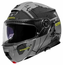 Schuberth C5 Globe Grey -Flip-Up Helmets Sales fb.0f.d7.ARG217684SchuberthC5D6